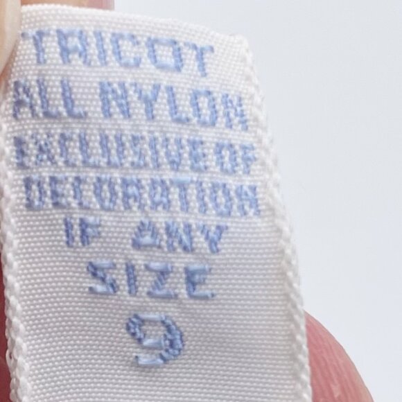 Vintage 1950s Vanity Fair Pettipants Bloomers Lace Shorts Tricot Nylon Pillowtab - Picture 8 of 11